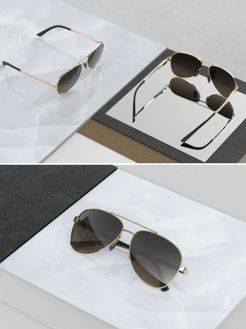 Polarized Aviator Sunglasses for Men & Women | UV400, Lightweight